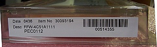 1310/1550nm Fused WDM, Low Loss, 1310 nm/C. With FC/PC connectors on all 3 ports, JDS P/N: FFW-4C51A1111