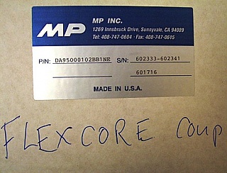 980/1550nm (+/-20nm) 1x2 WDM coupler, P/N: DA95000102BB1NE. Flexcore fiber
