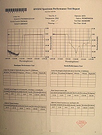1510nm/1550nm WDM.  Pass:1550nm, Reflect: 1510nm. JDS P/N: FWDMDS12111110