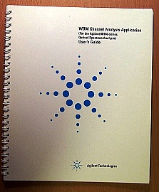 WDM Channel Analysis Application (For the Agilent 86140-series Optical Spectrum Analyzer)