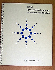 8509A/B Lighrwave Polarization Analyzer