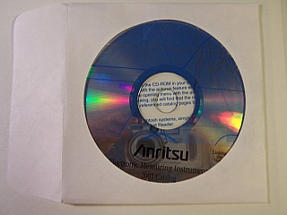 ELECTRONIC MEASURING INSTRUMENTS, with CD product catalogue,  by Anritsu
