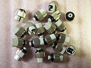 Agilent 81000KI SC/PC connector interface, usable but with cracks
