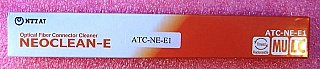 Min order qty=2. Fiber Optic Cleaner Pen 1.25mm. For LC/MU and universal 1.25mm female connector; Cleaning times: 750+ . NTT AT NEOCLEAN-E seires, model: ATC-NE-E1