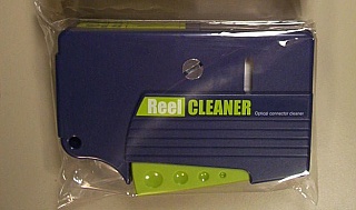 Reel Cleaner, Optical fiber connector, by NTT-AT, one slot