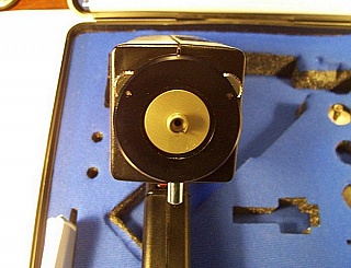 FIBRSSKOPE portable microscope, high resolution, with carrying case. With FC, ST, SMA, universal adapter. BUEHLER P/N: 0801-9505