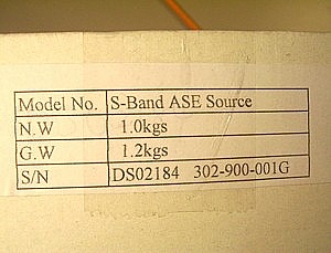 1480-1520nm 11dBm S-band broadband ASE source module,  EDF ID ASE 011