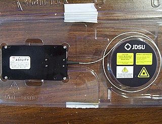 Agility/JDS 4245 Widely Tunable Laser Transmitter, over C-band, 3dBm. Sell 'As Is'