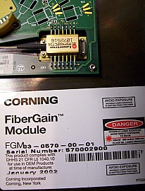 EDFA-based optical Pre-Amp circuit pack for C-band. Cisco product code: OPA-C. P/N: 800-15739-01