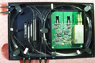 Gain-flat 1.55um passive EDFA booster module by JDS. OA1510-32-OUTH.  External pump lasers are required.