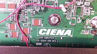 1.55um passive dual-amplifier EDFA card. Ciena P/N: OAP-17U-302.  Two external pump lasers are required.