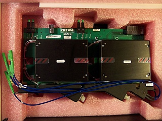 1.55um passive dual-amplifier EDFA card. Ciena P/N: OAP-17U-304.  Two external pump lasers are required.
