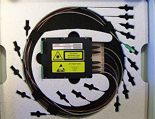 17dBm - 23dBm 2-stage C-band EDFA module with mid-stage port, Alcatel 1926 OFA DWDM, Add Drop MUX, P/N:3CN00364AA. With 1 fiber connector.