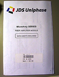 SDL MicroAmp-series EDFA module, SDL model: SDL-MAC1-4