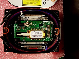 OA 400 C-band series mini EDFA module,  fixed gain, 17dBm saturated output. With a 976nm kink-free power >360mW pump laser,  JDS model: OAA-17U04G4CB-R. P/N: 21089730