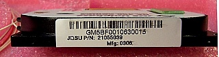 OA 400 C-band series mini EDFA module,  fixed gain, 13dBm saturated output. JDS model: OAA-13U04G5CB. P/N: 21055039. With detailed test data