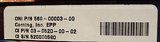 EDFA module with two 974nm  165mW(kink-free power) pump lasers, Corning Fibergain Module. Corning model: FGM 03-0520-00-02