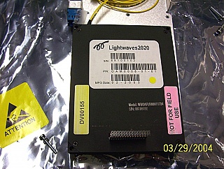 GDX card, wavelength add/drop for DWDM L-band