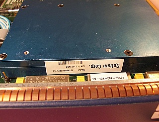 OC-192 LR Transponder  Circuit pack,   1561.83/1562.23nm dual wavelength outputs. Model: 1002-0706-39 Rev 2.01