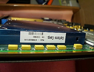 OC-192 LR Transponder  Circuit pack,   1561.83/1562.23nm dual wavelength outputs. Model: 1002-0706-39 Rev 2.01
