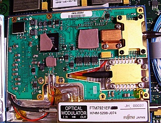 OC-192 LR Transponder  Circuit pack,   1561.83/1562.23nm dual wavelength outputs. Model: 1002-0706-39 Rev 2.01