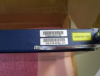 OC-192 LR Transponder  Circuit pack,   1561.83/1562.23nm dual wavelength outputs. Model: 1002-0706-39 Rev 2.01