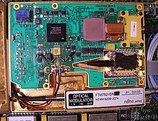 OC-192 LR Transponder  Circuit pack,   1561.83/1562.23nm dual wavelength outputs. Model: 1002-0706-39 Rev 2.01