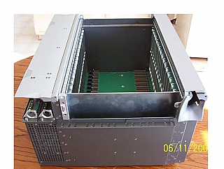 OC-192 enclosure/frame to hold up to 18 cards, w/ fan units