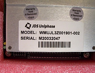 JDS Optical Spectrum Analyzer Module, P/N: OSA0001-01