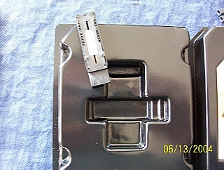 1300nm Lucent 155Mb FP-laser transceiver, model: 1417H5A. 2x10 SFF package. SM Fiber, duplex LC.