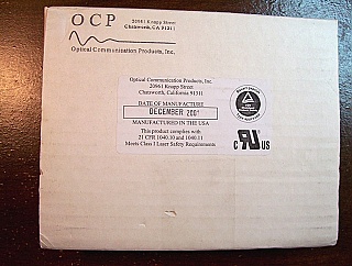 1550nm laser OC-12 transceiver. SFF package. DTR-622-SM-LC-HP-LR2-MS-CI