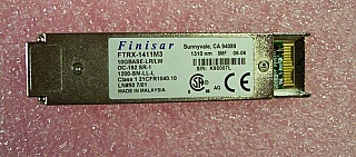 1310nm 10Gb 10km DFB laser transceiver (FTRX-1411M3),  LC/PC interface.