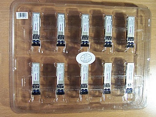 850nm 1.25Gb Vecsel laser SFP transceiver. Fiberxon model:  FTM-8012C-L