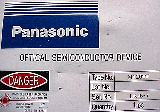 1.55/1.3 LD/PD, for 1.55/1.3um bidirectional WDM transmission. P/N:M120TF.