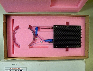 1550nm 10Gb 80km transponder, model: HTR8804D. With 10Gb APD receiver, 10Gb dual-drive modulator, 20mW PMF CW laser.