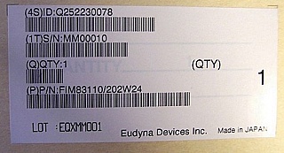 1534nm - 1563nm 8-ch tunable 10Gb DWDM transponder. Tunable over 8 ITU-T grid channels (2.8nm).  Fujitsu P/N: FIM83110/202Wxx.