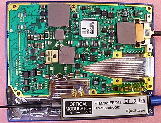 1550nm Optium 10Gb long-reach DWDM transponder. Model: 10TREEU6FPL.  New