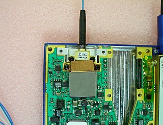 1550nm Optium 10Gb long-reach DWDM transponder. Model: 10TREEU6FPL.  New