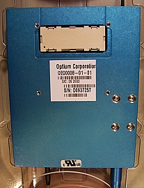 1550nm Optium 10Gb long-reach DWDM transponder. Model: 10TREEU6FPL.  New