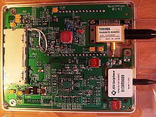 Unipak10  10Gb 1.55um C-band transceiver. With EML source (Toshiba model: TOLD387S-EADCE3),  and 10Gb APD-preamp receiver (Epitaxx model: ERM578 CCF). Sell 'As Is'