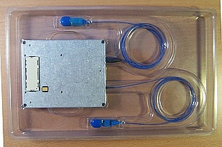 Unipak10  10Gb 1.55um C-band transceiver. With EML source (Toshiba model: TOLD387S-EADCE1),  and 10Gb APD-preamp receiver (Toshiba model: TOAD371-RXCE1). Sell 'As Is'
