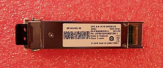 1554.13nm  9.9-10.7Gb DWDM LR 80km transceiver module. In XFP format.  With duplex LC/PC receptacle. JDS P/N:  JXPR01DMC98BT290-1. BTI P/N: BP3AMDL-08. 'Sell As Is', You can try it and return later, , but two-way shipping fee is not refundable.