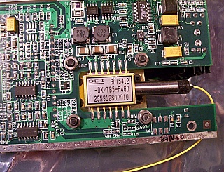 1540.56nm 30mW transmitter with 30mW SMF laser module and laser driver.  Laser model: SLT5412-DX/TB5-F460. Without test sheet