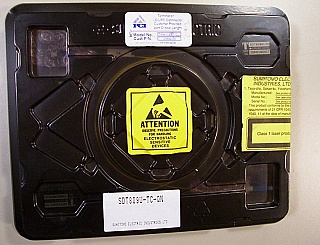 1.55um (1500-1580nm) DFB laser transmitter module. Model: SDT809U-TC-QN