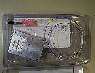 1550.12nm  7dBm 2-ch tunable DWDM 2.5Gb laser transmitter module. Agere Part #: C486YD34J