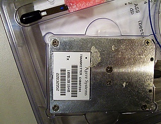 1550.12nm  7dBm 2-ch tunable DWDM 2.5Gb laser transmitter module. Agere Part #: C486YD34J