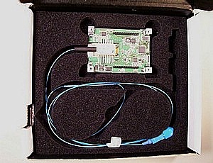 1.55um 7dBm DWDM 2.5Gb laser transmitter module. Wavelength adjustable over two 100GHz spaced channels by changing temperature. EUDYNA P/N: FIM10610/2xxWxx. tested near 7dBm. Includes laser FLD5F15CX900W9xx0K