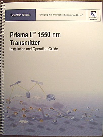 1308.8nm 10mW 1-GHz forward analog transmitter, Scientific Atlanta P/N: P2-13TXF-10-XL-NT78-SA