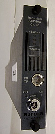1549.32nm 10dBm narrowcast analog transmitter, With Ortel 10dBm 1751A-36BBSC10  laser. Aurora M/N: AT3510G-35-1-AS