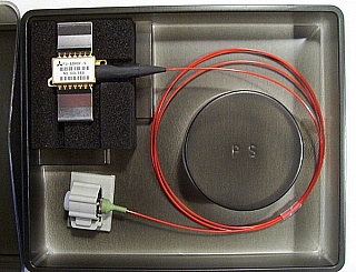 1554.13nm, 1555.75nm, or 1557.36nm 10mW DFB CW laser,  Mitsubishi Type No : FU-68PDF-V510MxxB